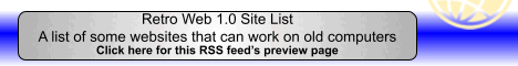 Retro Web 1.0 Site List